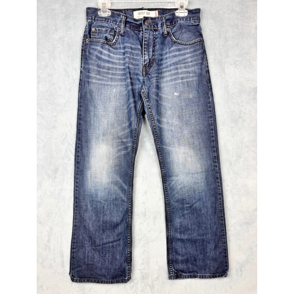 Levis 527 Slim Bootcut Jeans Mens 30x30 Medium Wash Denim Blue Pants